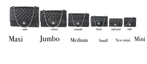 chanel bag sizes and prices